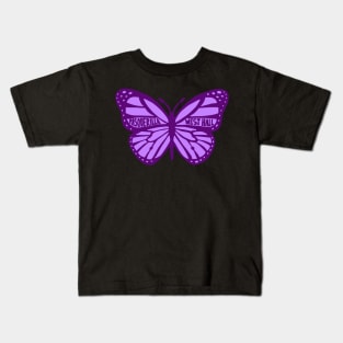 Pasquerilla West Notre Dame Butterfly Kids T-Shirt